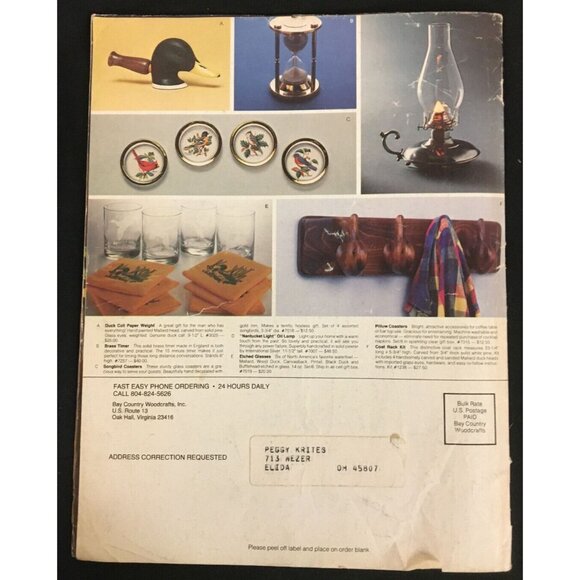Bay County Woodcrafts Catalog 1979-1980 VINTAGE - Picture 11 of 11